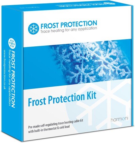 50m Pre-made (12W L/m) Frost Protection Trace Heating Kit with Thermostat